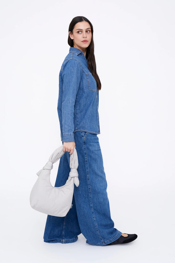 Biwa Mini Puffy Bag - Fossil – Spirit Fashion UK